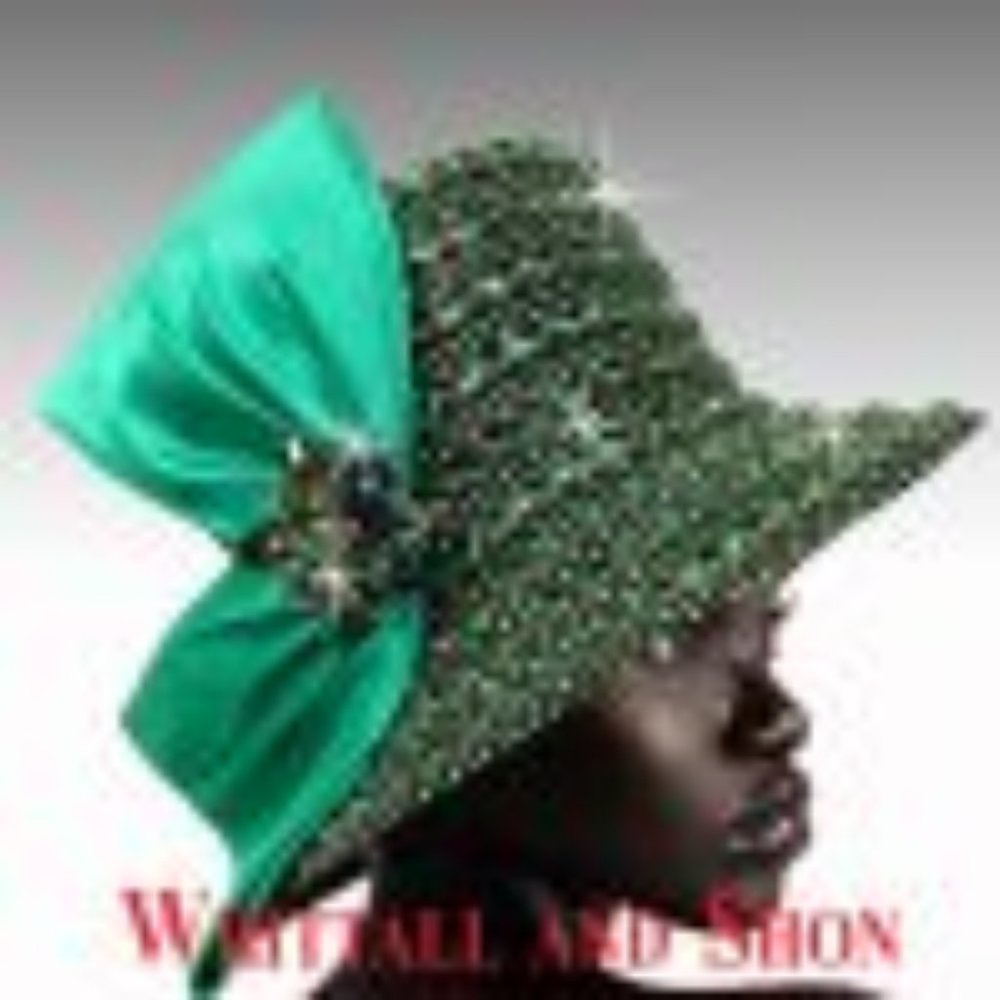 Whithall and Shon  Jewel Encrusted Bucket Hat #2520